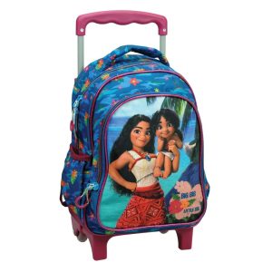 Disney Vaiana Big Sis rullande förskoleryggsäck, 30 cm