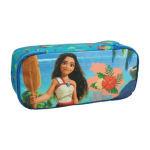 Disney Vaiana Bold äventyrarpennfodral med 2 fack, 26 cm