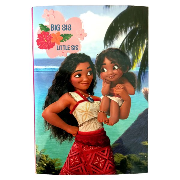 Disney Vaiana Big Sis B5 Linjerad Anteckningsbok 40 sidor