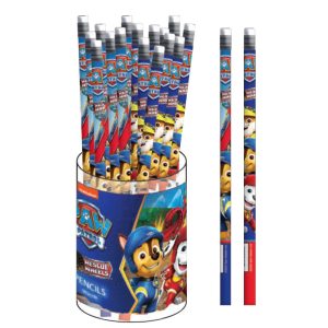 40st Paw Patrol Rescue Wheels HB grafitpenna med suddtopp