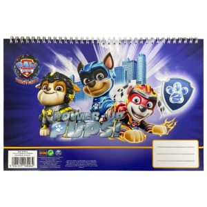 Paw Patrol Power Up A/4 spiralblock, 30 blad
