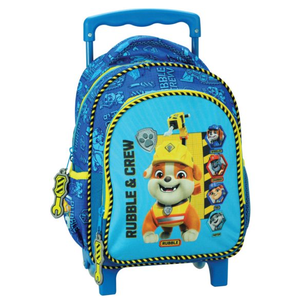 Paw Patrol Rubble & Crew rullande förskoleväska, 30 cm