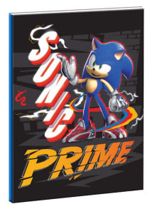 Sonic the Hedgehog B/5 linjerad anteckningsbok med 40 sidor