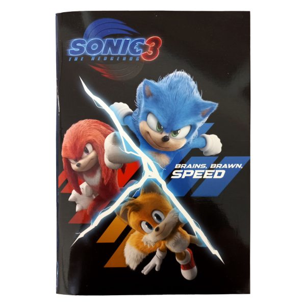 Sonic the Hedgehog Anteckningsbok B/5 linjerad 40 sidor