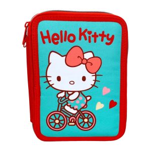 Hello Kitty Sweetheart Fylld Pennfodral med 2 nivåer