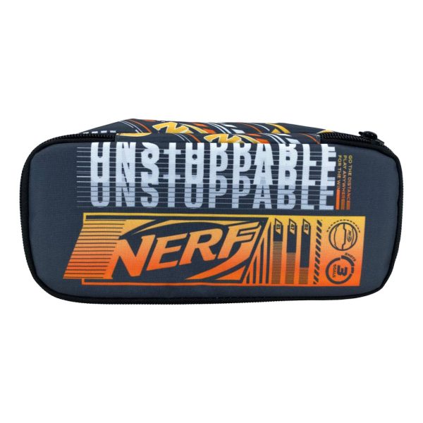 Nerf Unstoppable pennfodral med 2 fack 26 cm