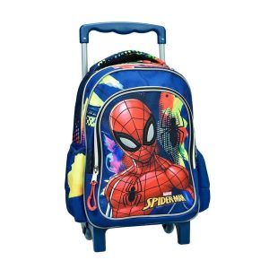 Spindelmannen rullande ryggsäck för förskolan, 30 cm