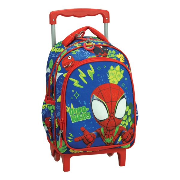 Spindelmannen Spidey Dino-Webs rullande förskoleväska 30 cm