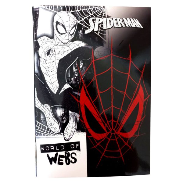 Spindelmannen World of Webs Anteckningsbok B/5 linjerad 40 blad