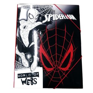 Spindelmannen World of Webs A4 elastisk mapp