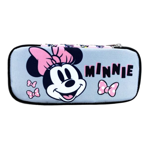 Disney Minnie Pennfodral med två fack Pretty in Pink 26 cm