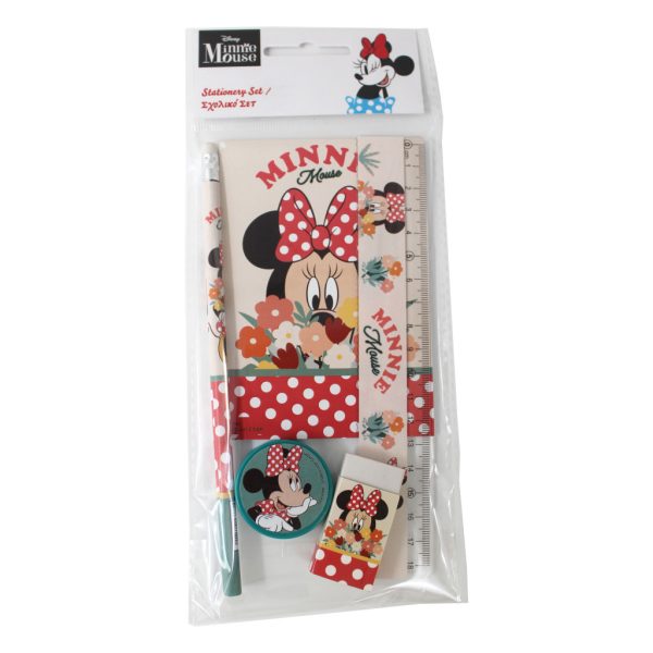Disney Mimmi Pigg blommigt skrivset 5 delar