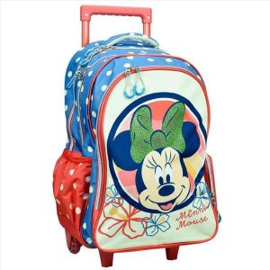 Disney Mimmi Pigg Boho rullande skolväska, ryggsäck 46 cm