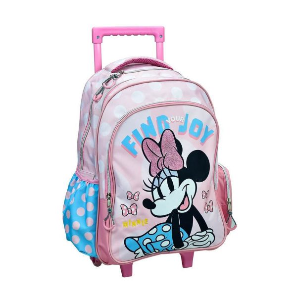 Disney Minnie Joy rullande skolväska, 46 cm