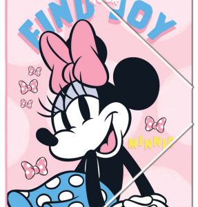 Disney Mimmi Pigg Joy A/4 mapp med gummiband