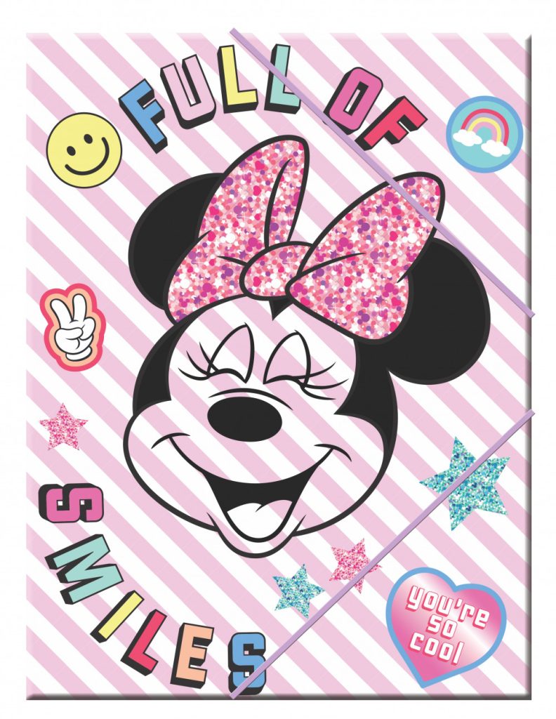 Disney Mimmi Pigg A4 dokumentmapp med resår