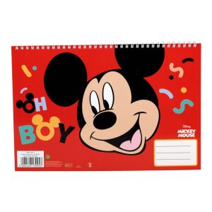 Disney Mickey Oh Boy A/4 spiralblock, 30 ark