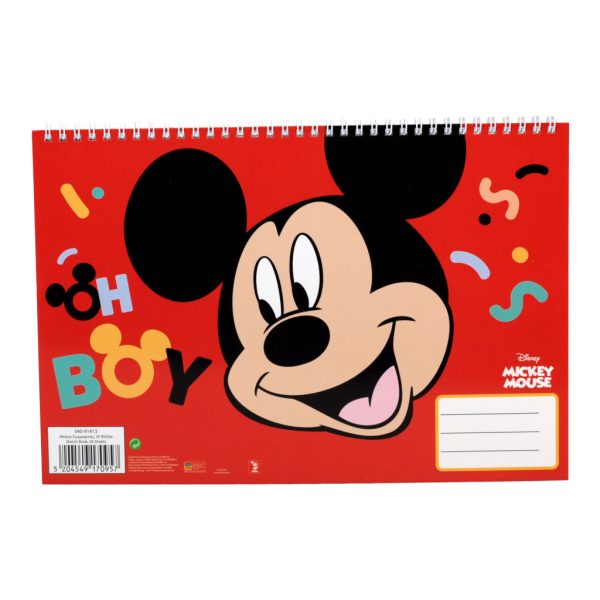 Disney Musse Pigg Oh Boy A/4 spiralblock, 30 sidor