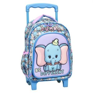 Disney Dumbo rullande förskoleväska, 30 cm
