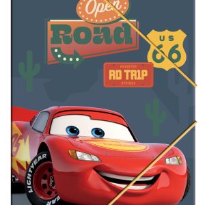 Disney Bilar A4 Elastisk Mapp
