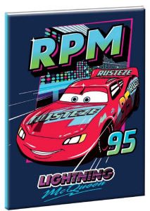 Disney bilar RPM B/5 linjerad anteckningsbok 40 blad