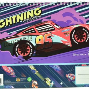 Disney Cars Lightning A/4 spiralblock, 30 blad