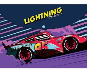 Disney Bilar RPM A/4 Dokumentmapp