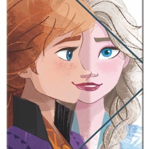Disney Frozen A4-mapp med elastiskt band