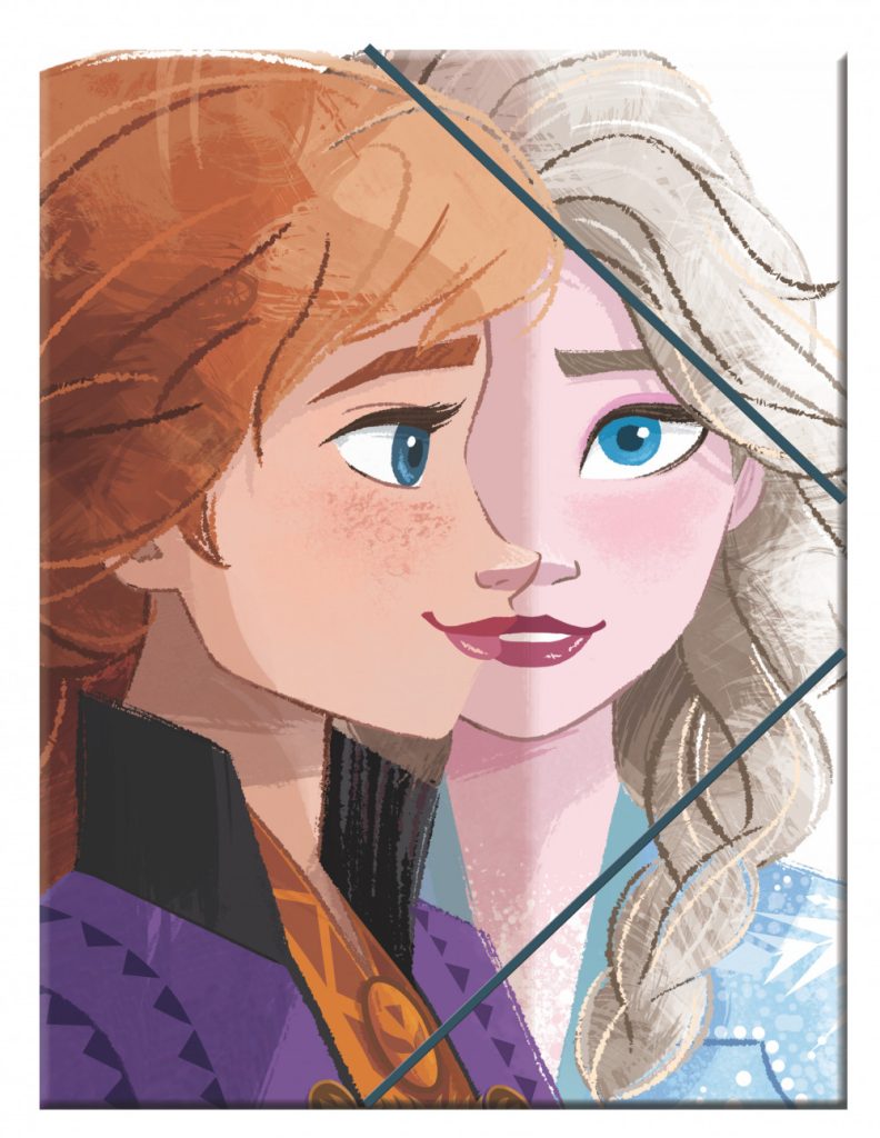 Disney Frost A4-dokumentmapp med resår