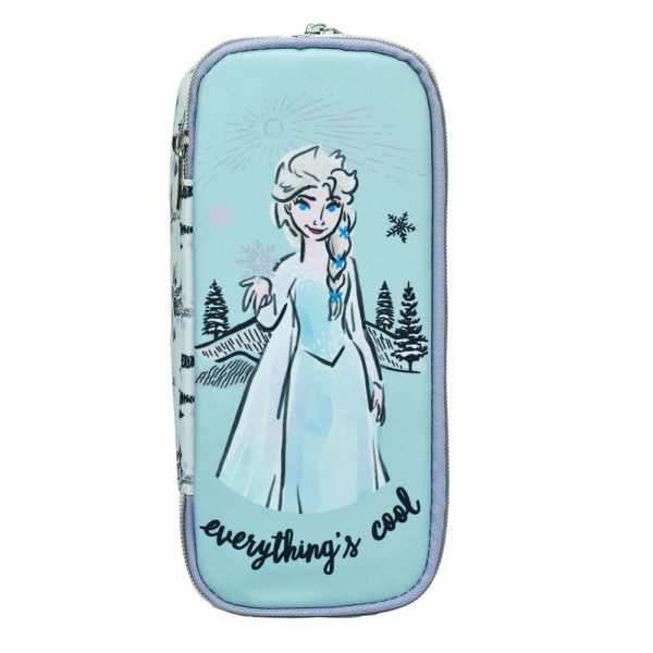 Disney Frozen Pennfodral med 2 fack 26 cm