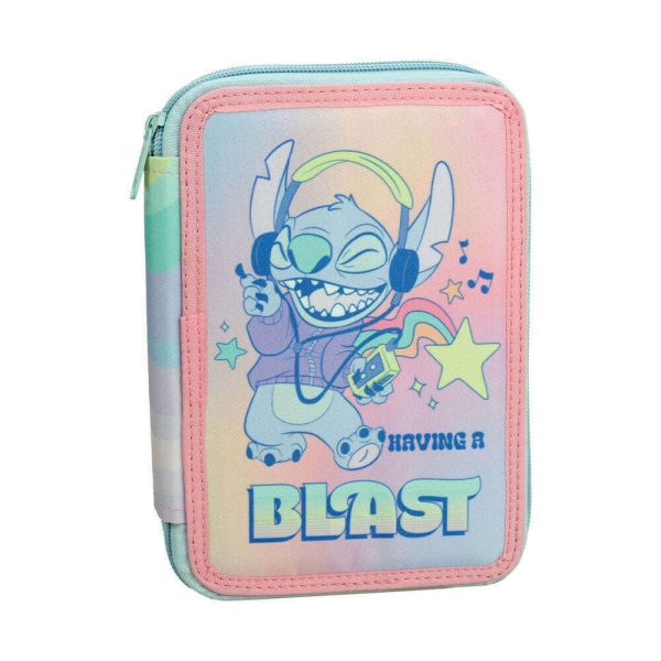 Disney Lilo and Stitch Fyllt pennfodral med 2 nivåer