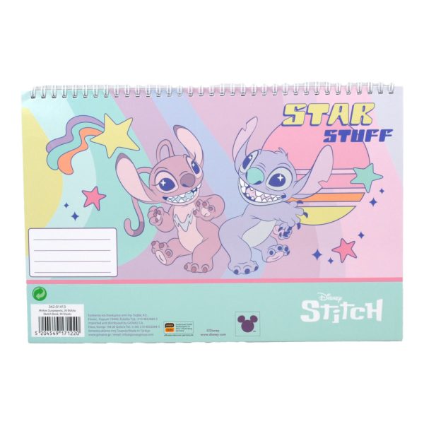 Disney Lilo och Stitch Star Stuff A/4 spiralblock, 30 blad