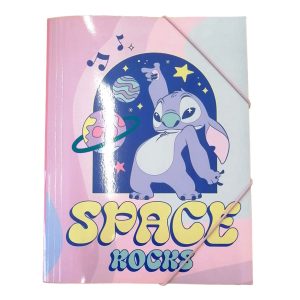 Disney Lilo and Stitch A4-mapp med elastiskt band
