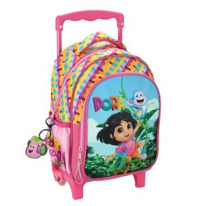 Dóra, a felfedező Jungle rullande ryggsäck för förskola, 30 cm