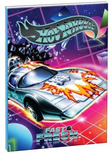 Hot Wheels Flame Runner B/5 linjerad anteckningsbok 40 sidor