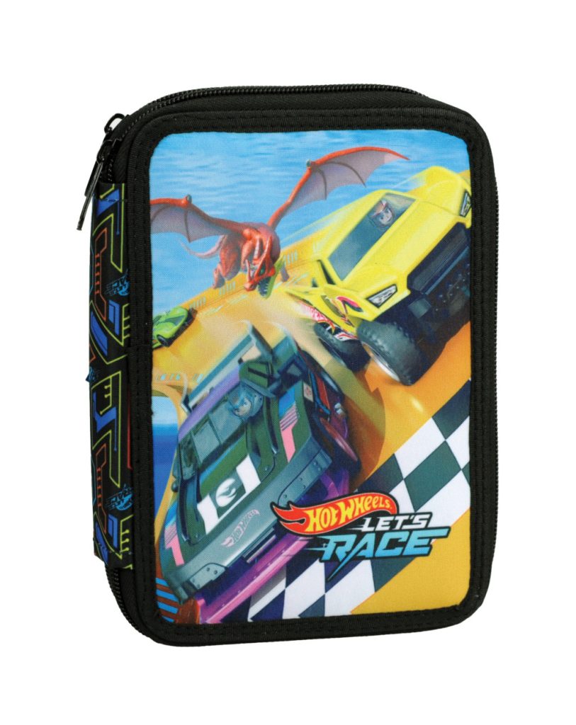Hot Wheels Activate fylld tvåvånings pennfodral