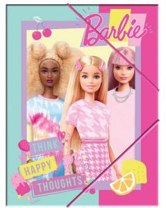 Barbie A/4 elastisk mapp
