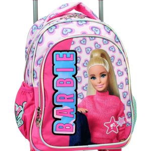 Barbie Love rullande ryggsäck för förskolan, 30 cm