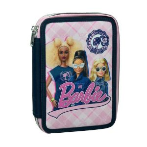 Barbie Fyllt pennfodral med två våningar