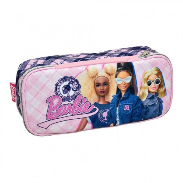 Barbie pennfodral med 2 fack 26 cm