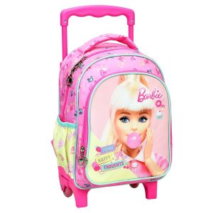 Barbie Happy Thoughts rullande ryggsäck för förskolan, 30 cm