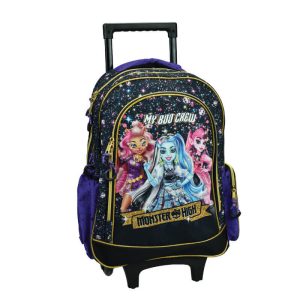 Monster High Crew rullande skolväska, 46 cm