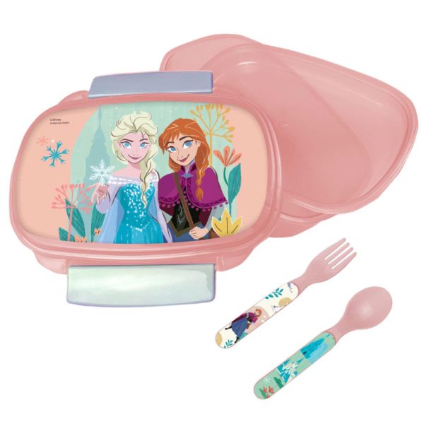 Disney Frozen Together matlåda med bestickset
