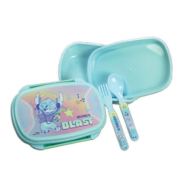 Disney Lilo and Stitch Blast matlåda med bestickset