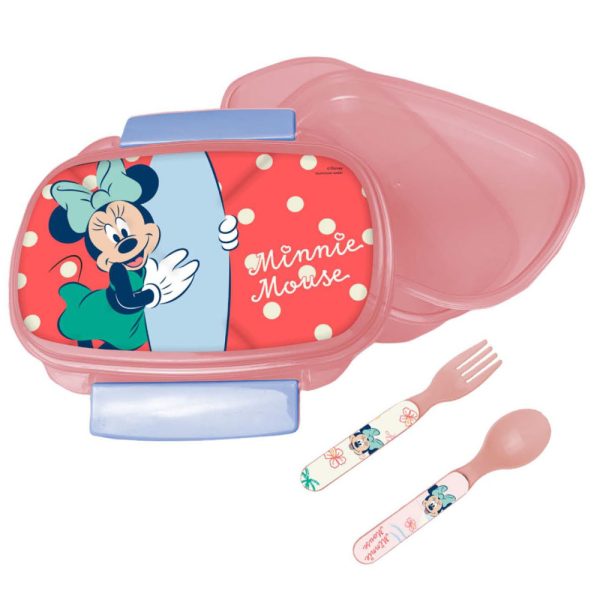 Disney Minnie Sommar lunchlåda med bestickset
