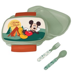 Disney Mickey matlåda med bestickset