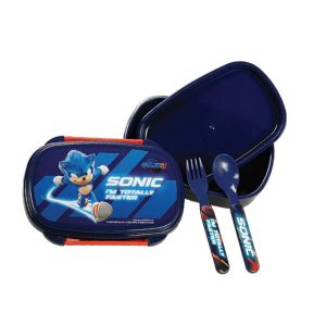 Sonic the Hedgehog Smörgåslåda med Bestickset