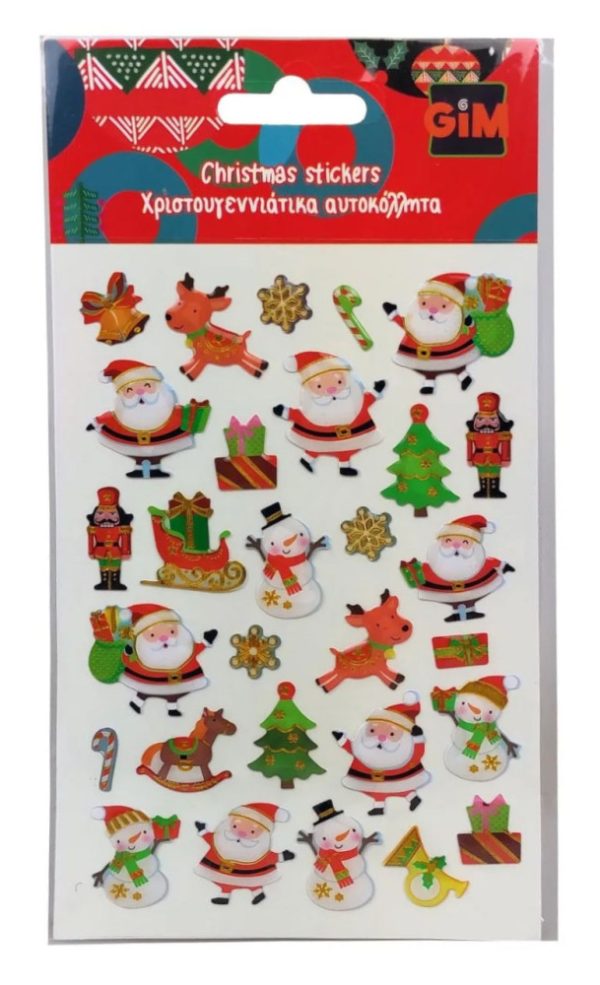 Christmas Epoxy-klistermärke 10x19 cm