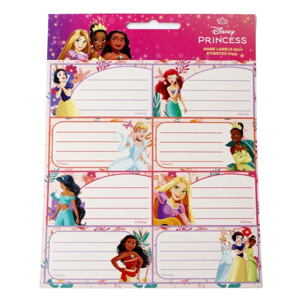Disney Prinsessor anteckningsetiketter, 16-pack