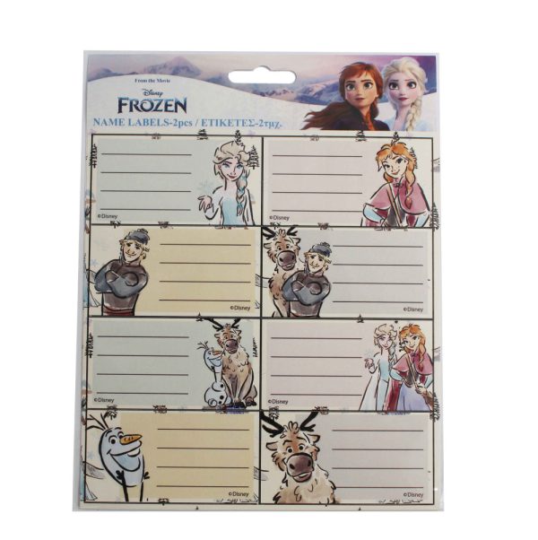Disney Frost äventyr, anteckningsetiketter 16 st